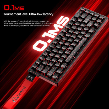 F68PRO 8K RGB Customs Mechanical Keyboard ,Magnetic Switch,0.01Mm RT Accuracy,128K Scan Rate,Gaming Keyboards