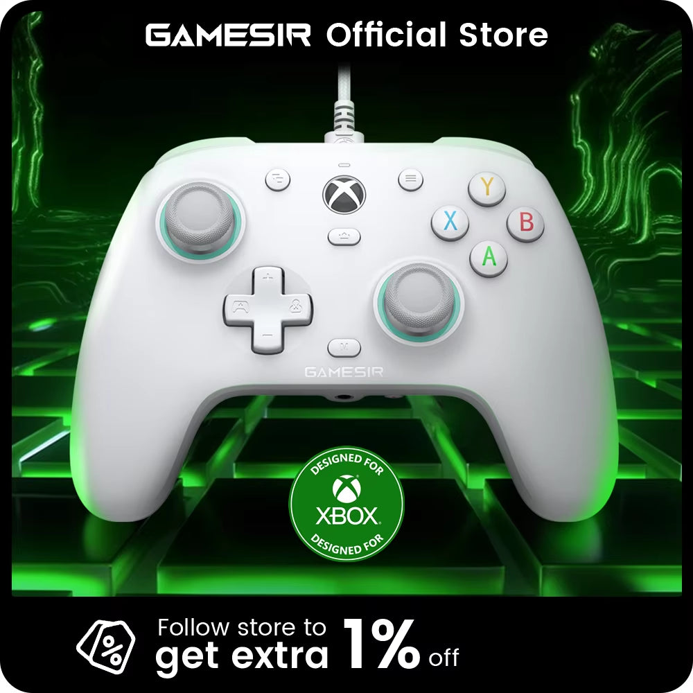 Gamesir G7 SE Xbox Controller Wired Gamepad for Xbox Series X, Xbox Series S, Xbox One, with  Effect Joystick and Trigger