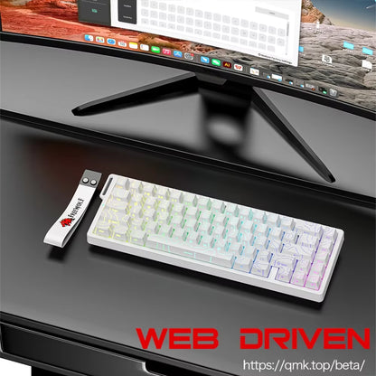 F68PRO 8K RGB Customs Mechanical Keyboard ,Magnetic Switch,0.01Mm RT Accuracy,128K Scan Rate,Gaming Keyboards