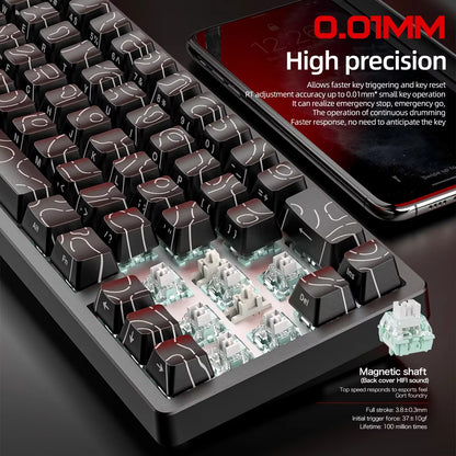 F68PRO 8K RGB Customs Mechanical Keyboard ,Magnetic Switch,0.01Mm RT Accuracy,128K Scan Rate,Gaming Keyboards
