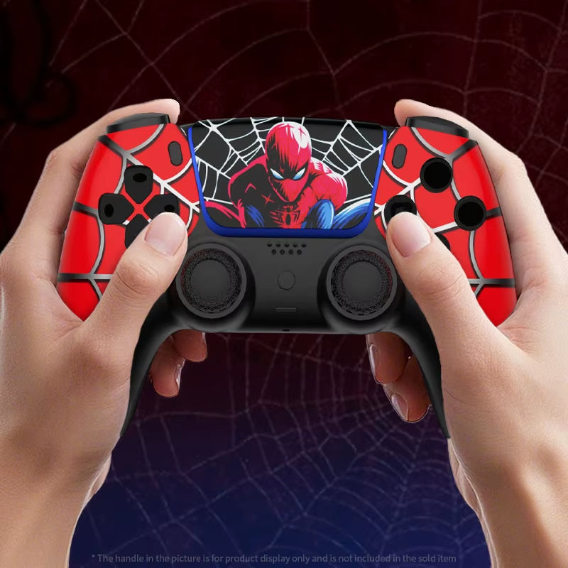 PS5 Controller Case Touchpad Game Controller Cover Replacement Front Panel Controller Case for BDM-010/020/030/040 Spider